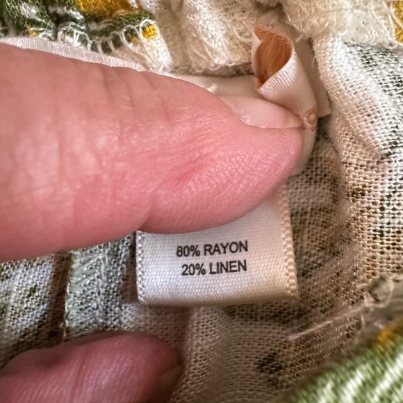 MONTEAU LOS ANGELES wide Leg Shorts CLASSIC L Large Tropical print. Pock… NICE - Picture 10 of 11